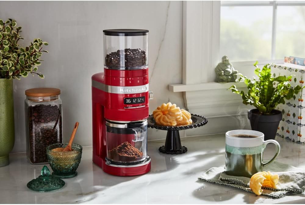 KitchenAid KAFFEEMÜHLE - ARTISAN 5KCG8433 - Empire rot - von French Press bis Espresso 5KCG8433EER