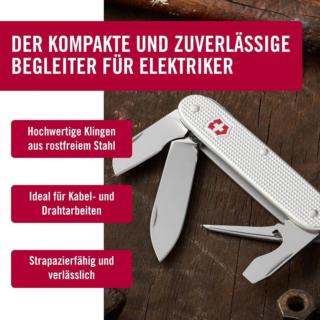 Victorinox, Schweizer Taschenmesser, Electrician, Multitool, Funktionen, Klinge, gross, Drahtschaber