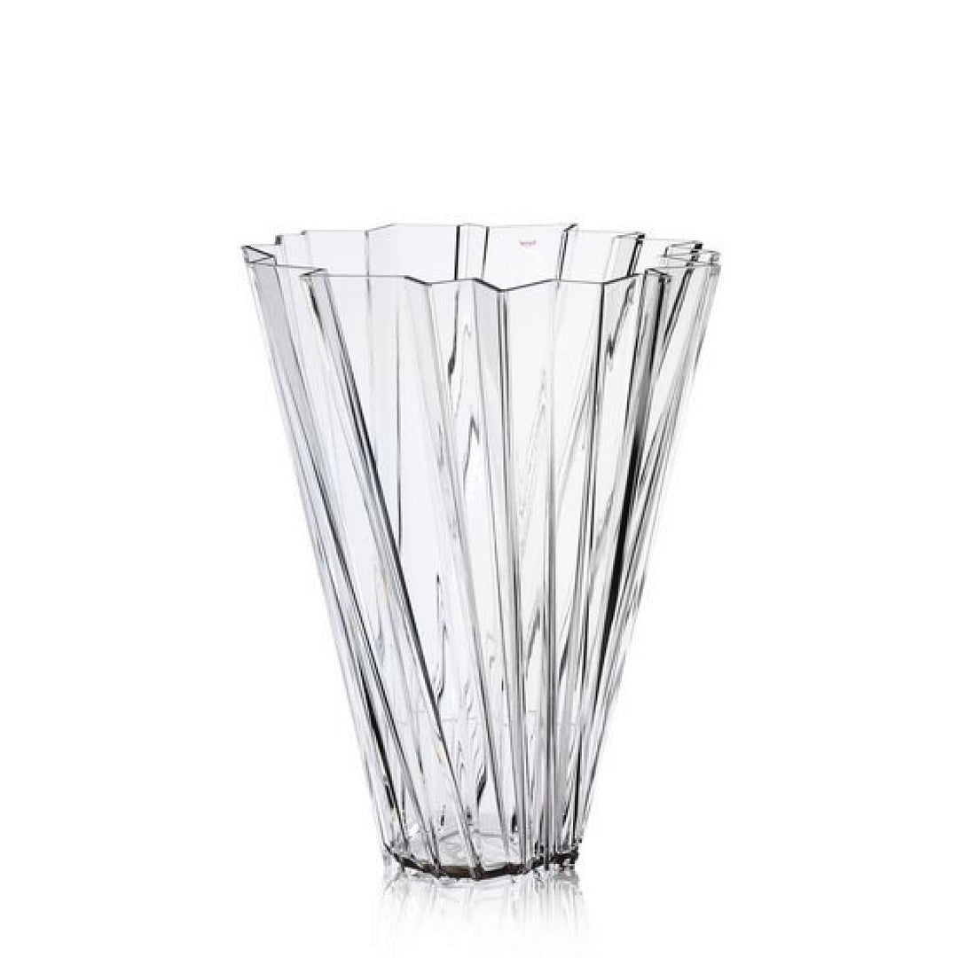 Kartell 1229B4 Vase Shanghai, glasklar Cristallo, Cristallo