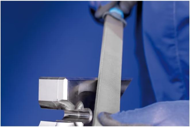 PFERD Werkstattfeilen-Set in PVC-Rolltasche mit Umkarton, 5 Feilen, Kreuzhieb H1, 250mm, 11801541 –