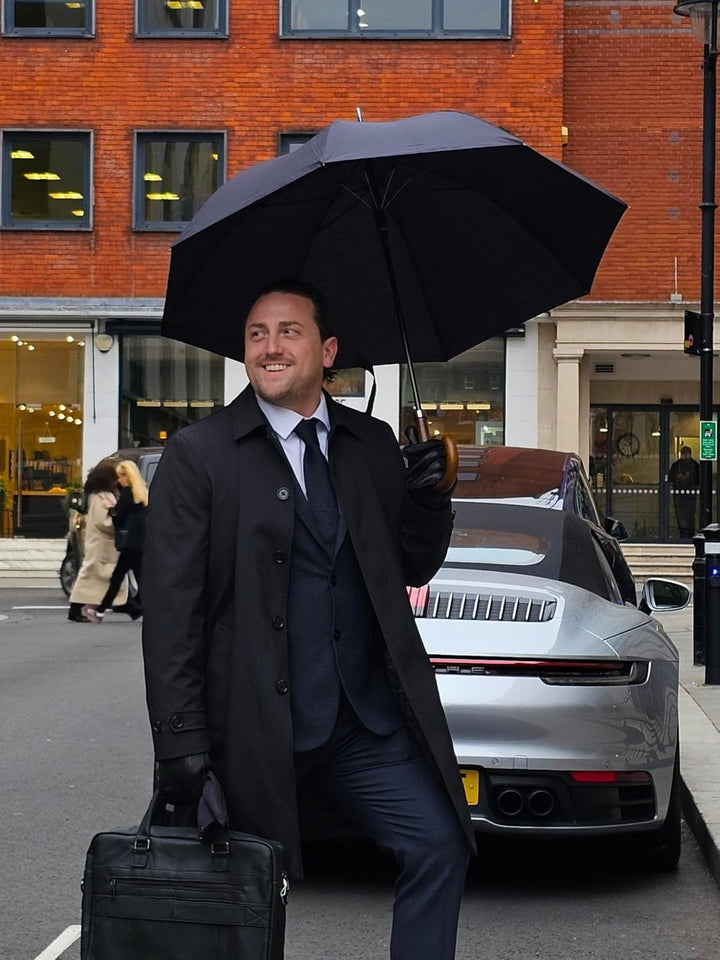 Fulton Mayfair Regenschirm schwarz, Einheitsgrösse, Schwarz, Einheitsgrösse, Mayfair