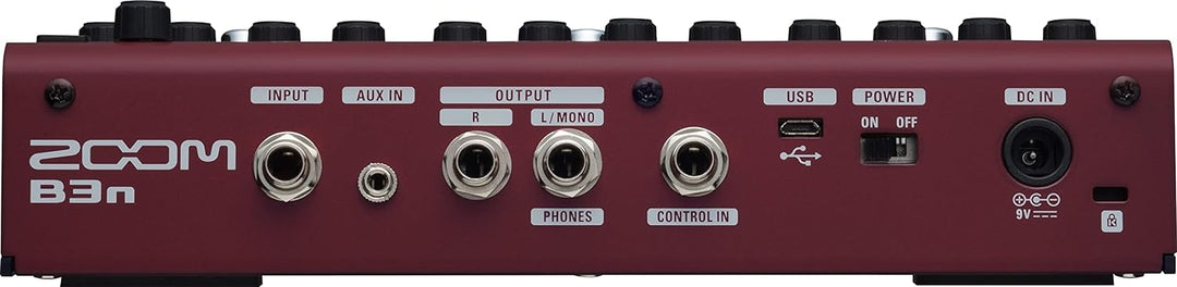 Zoom B3n Multi-Effekt-Prozessor für Bassgitarre Single, Single