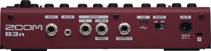Zoom B3n Multi-Effekt-Prozessor für Bassgitarre Single, Single