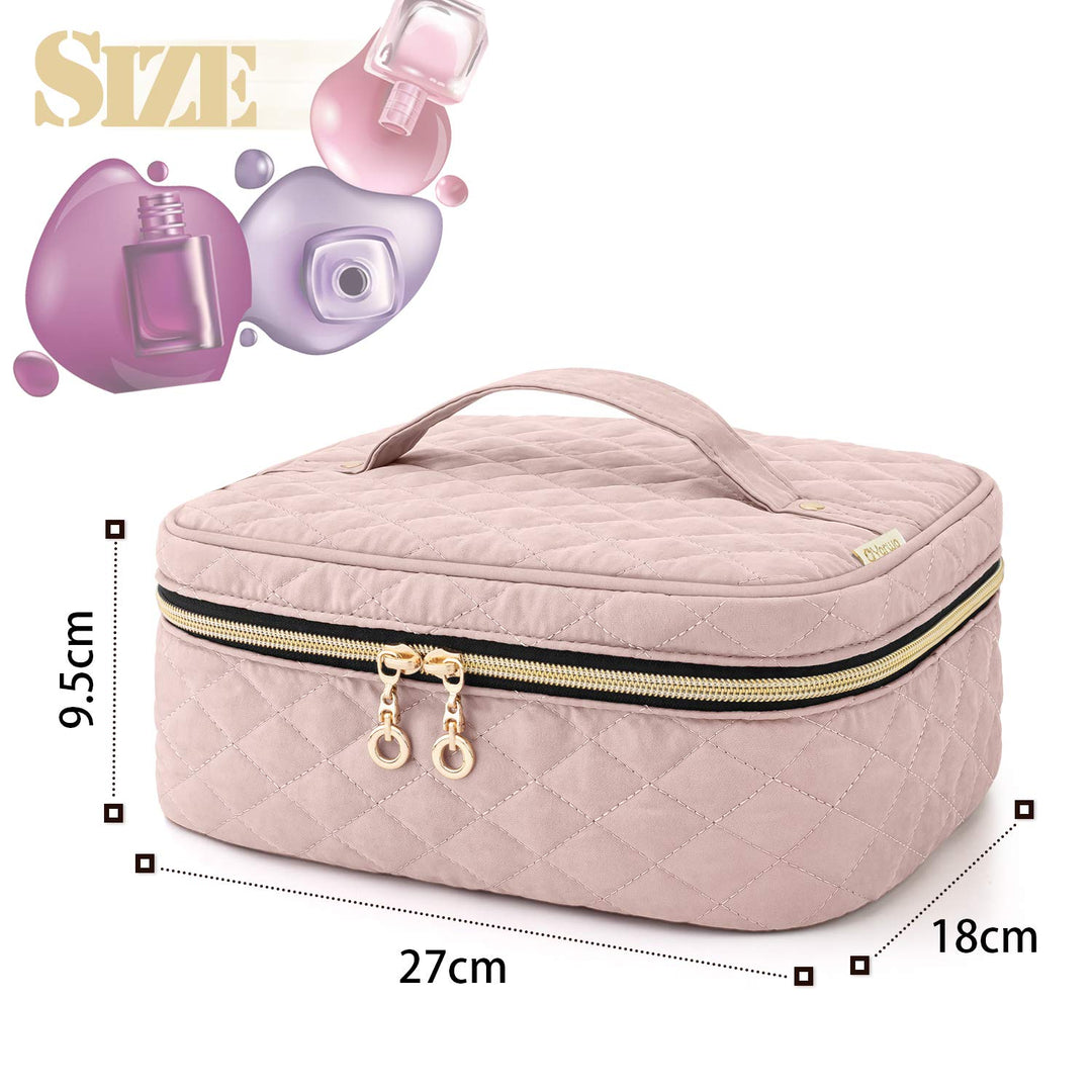 Yarwo Nagellack Tasche Organizer, Nagellack Aufbewahrungsbox für 24 Flaschen Nagellack (bis zu 15ml)