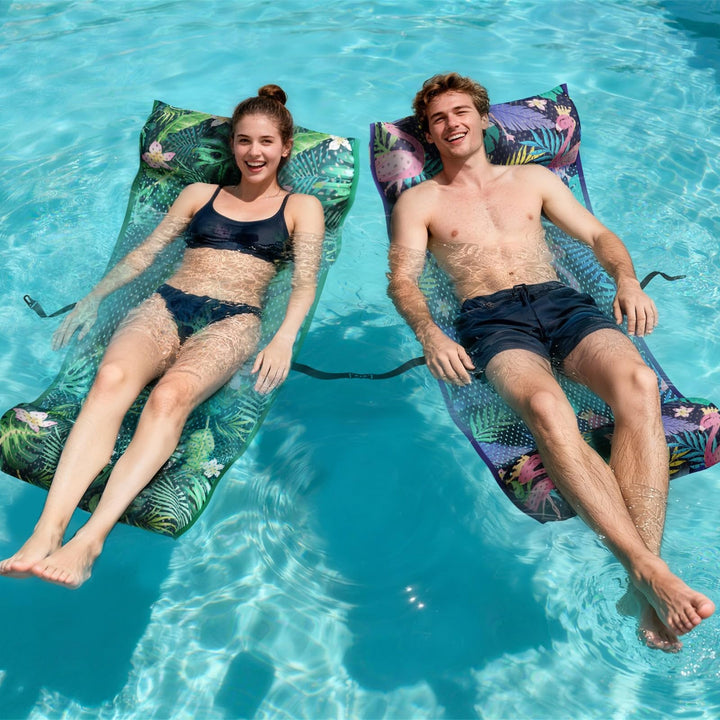 WERNNSAI Aufblasbare Wasserhängematte 4 in 1 - Luftmatratze Pool, Hängematte, Stuhl, Drifter, Wasser