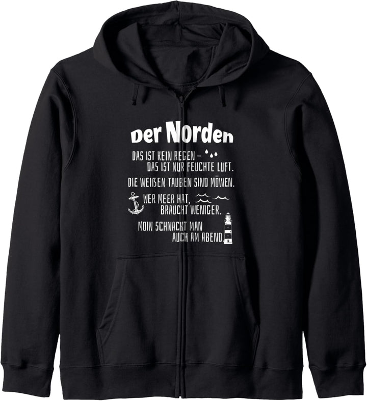 Humor auf Norddeutsch - MOIN MOIN - DER NORDEN Kapuzenjacke