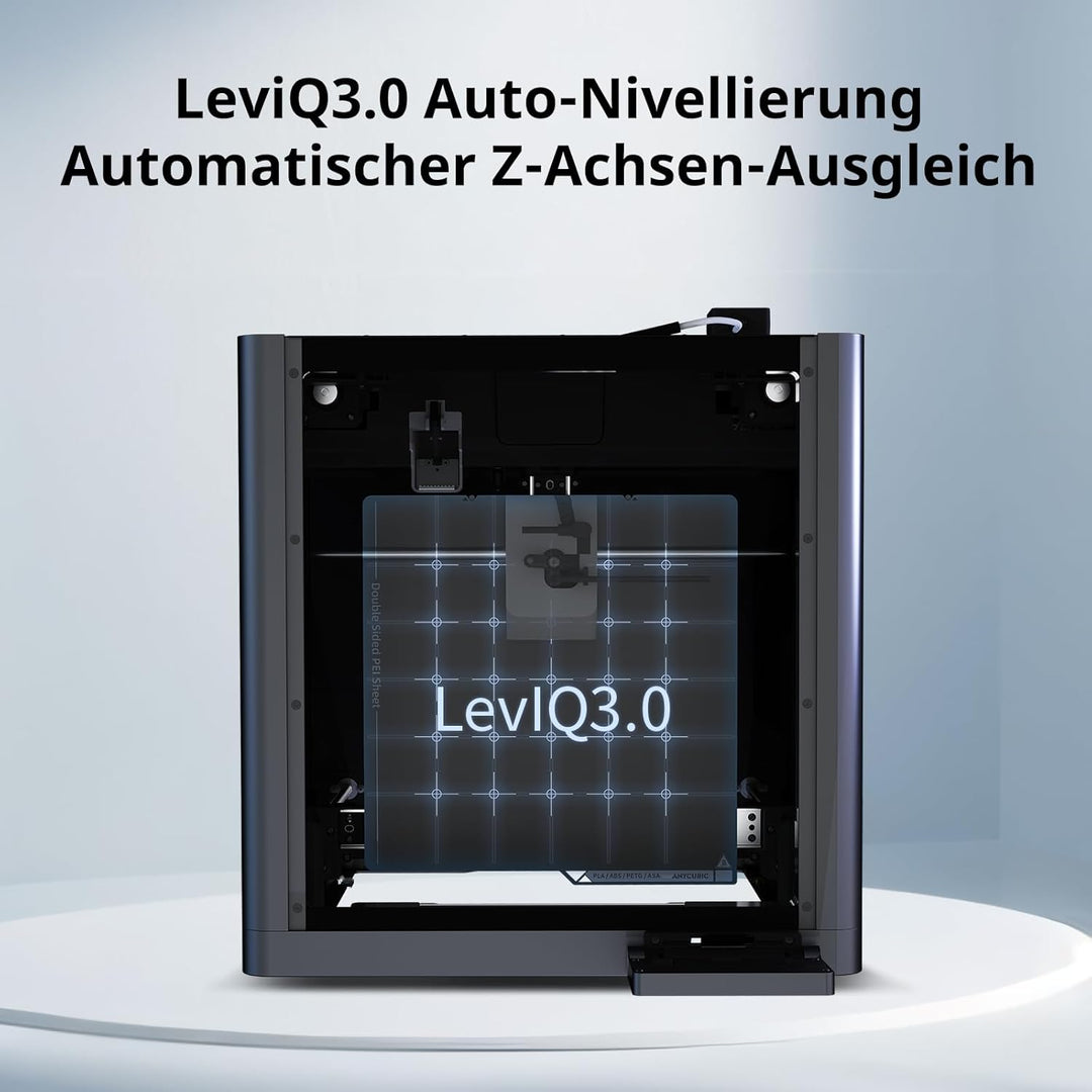 Anycubic Kobra S1 Combo 3D-Drucker Mehrfarbig, Geschlossene CoreXY-Struktur, 600 mm/s Schnelles Druc