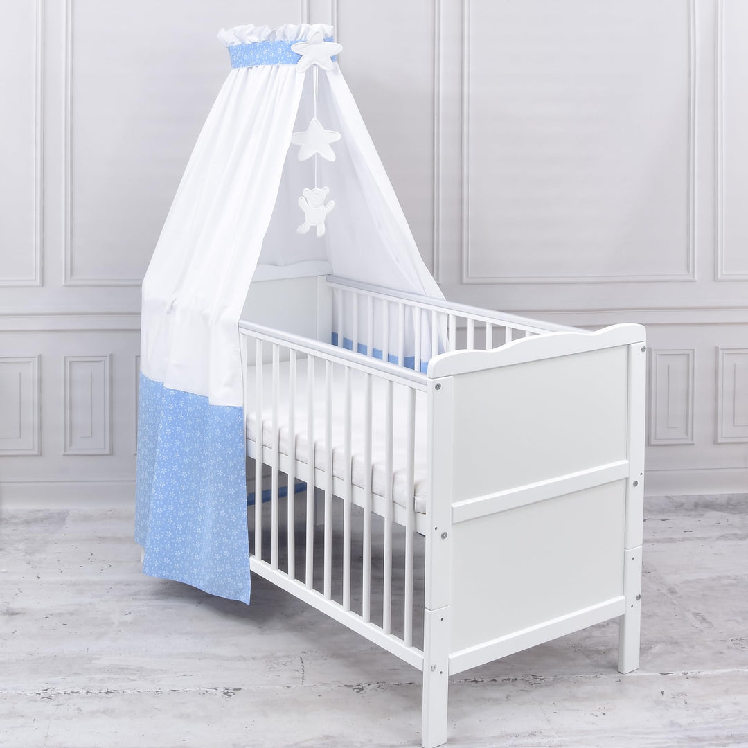 Generisch Baby Delux Babybett Himmel Betthimmel Baumwolle Baldachin für Babybett Kinderbett Wiege St