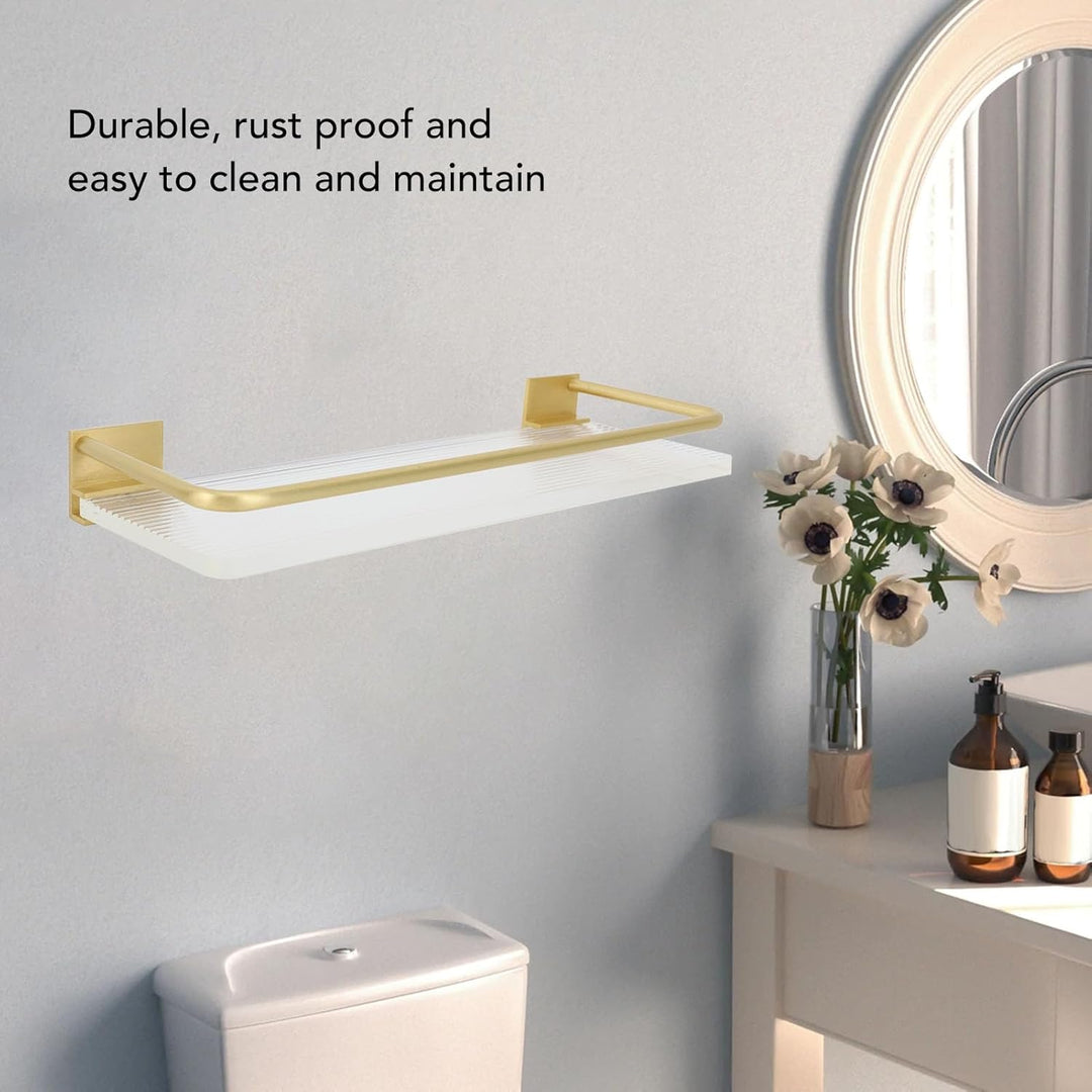 Badezimmer Aufbewahrungsregal, 30cm Wandmontiertes Badezimmer Handtuchregal für Zuhause, Küche, Schl