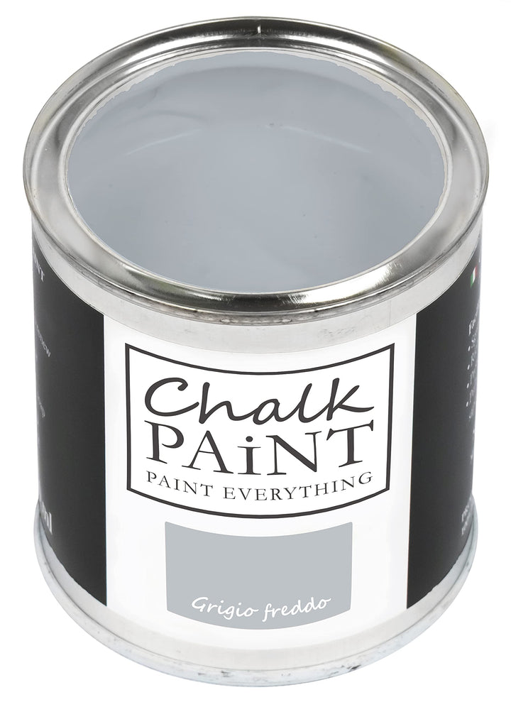 Chalk Paint Everything® Grigio Freddo Kreidefarbe Wasserbasis für Alle Oberflächen einfach zu verarb