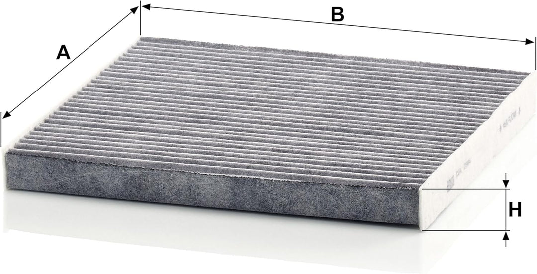 MANN-FILTER CUK 2544 Innenraumfilter – Pollenfilter mit Aktivkohle – Für PKW Single CUK, Single CUK