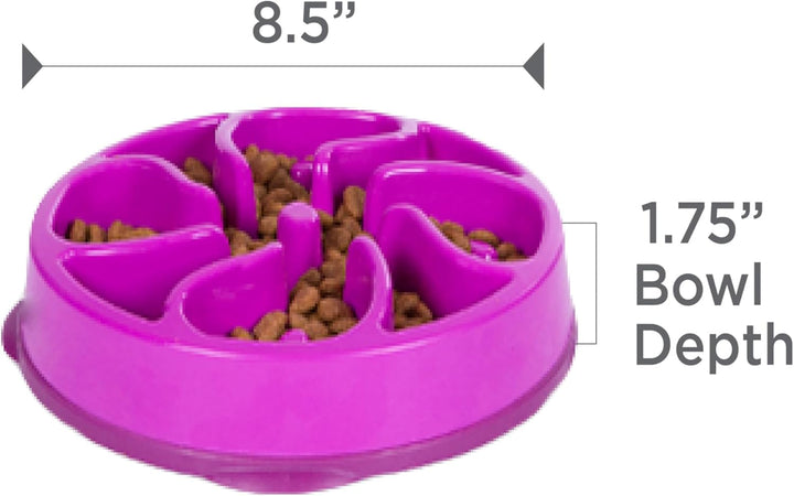 Outward Hound Kyjen 51005 Fun Feeder Slow Feed Interaktiver Bloat-Stop-Futternapf für Hunde, Grösse
