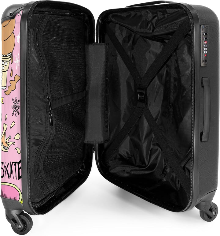 NoBoringSuitcases.com® Reisekoffer Koffer Mädchen Gepäckkoffer Cabin Bag Suitcases Geschenk - Kinder