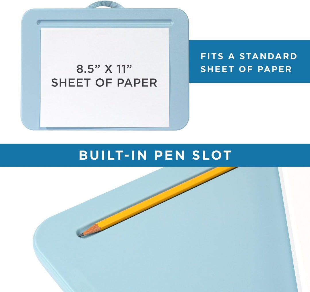 LAPGEAR Kompakter Schossschreibtisch – Alaskan Blue – passend für Laptops bis zu 38,1 cm (15 Zoll) –