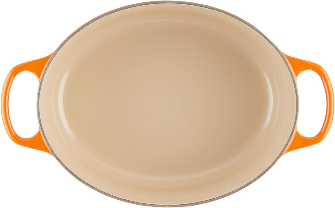 Le Creuset Signature Gusseisen-Bräter mit Deckel, Ø 29 cm, Oval, Für alle Herdarten und Induktion ge