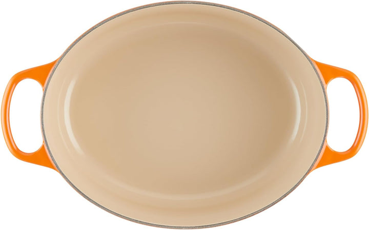 Le Creuset Signature Gusseisen-Bräter mit Deckel, Ø 29 cm, Oval, Für alle Herdarten und Induktion ge