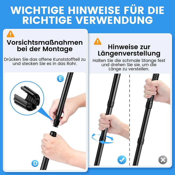 FINIBO Teleskop Duschregal Ohne Bohren, Teleskopregal Bad Duschablage mit 4 Dusche Eckregal, 43.5-12