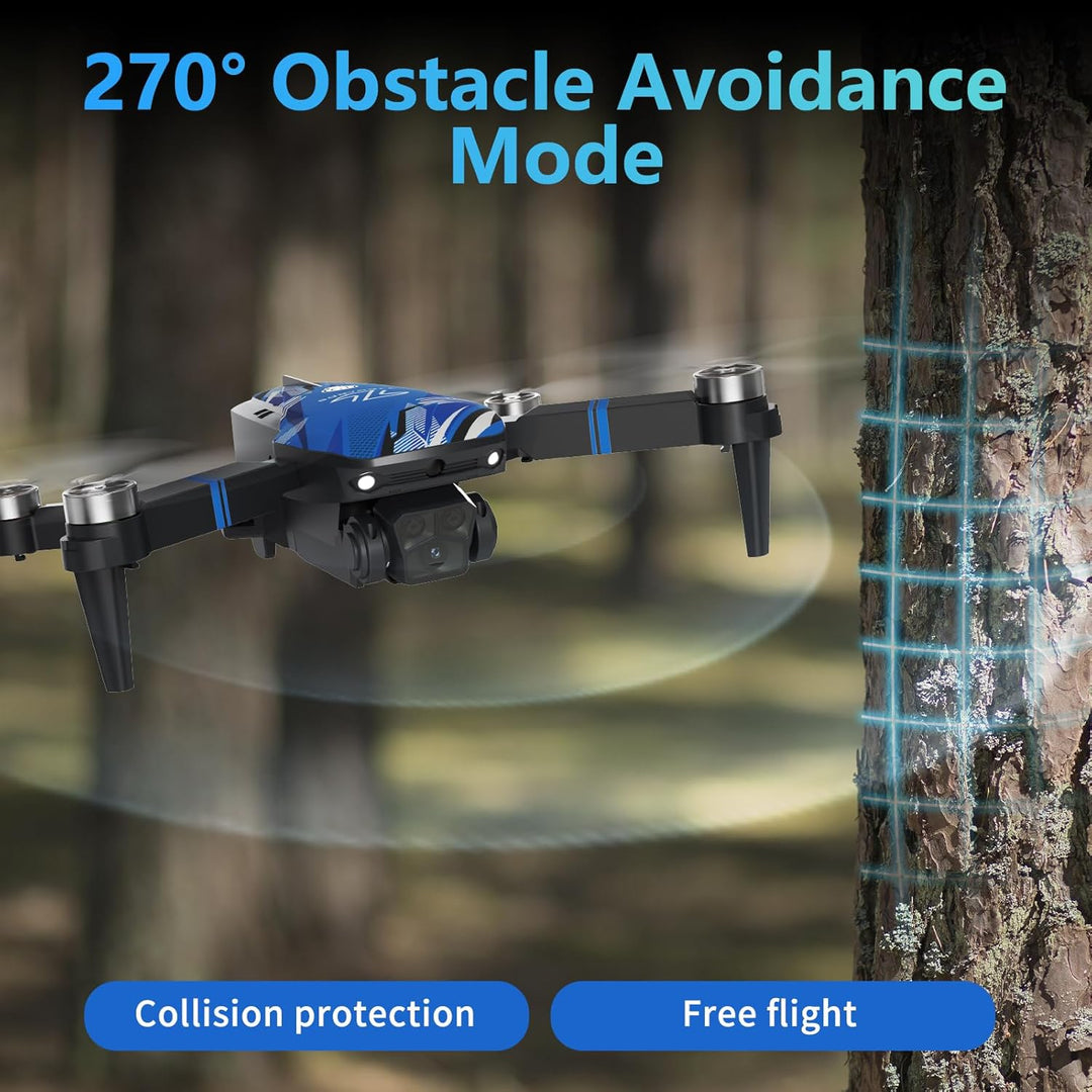 TT19LCD Drohne mit 4k Kamera für Erwachsene, FPV Drohne mit 2.8in LCD Bildschirm Berufstätige, Brush