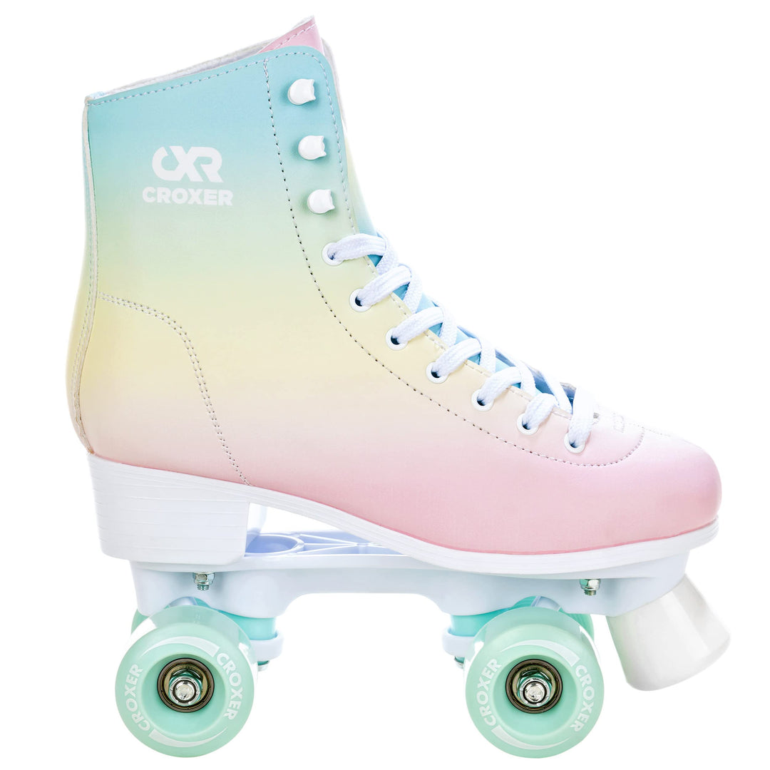 Croxer Rollschuhe Roller Skates Alessa - SAS - Shock Absorbing System - Kugellager Abec7 - Retro Des