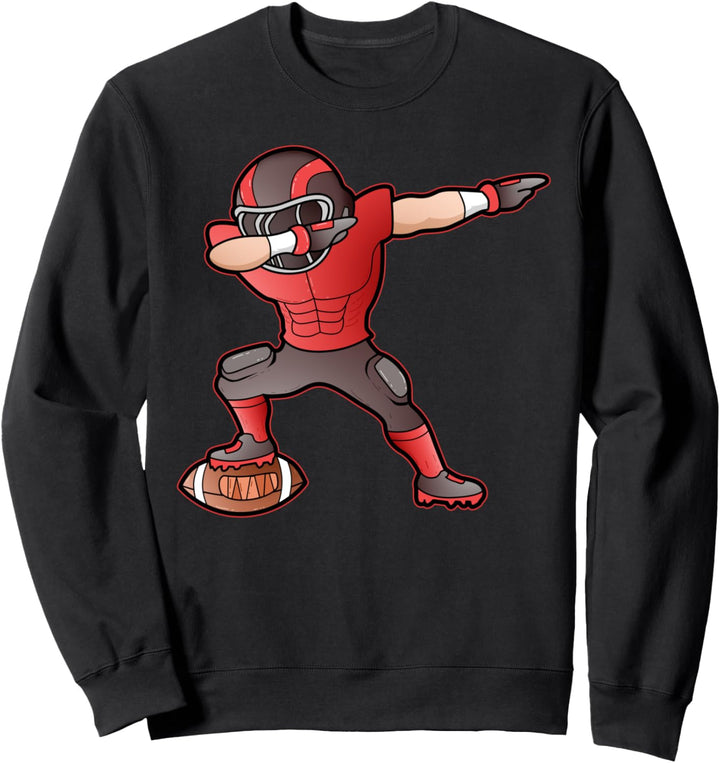 American Football Lustige Geschenke Dab Champion Football Sweatshirt