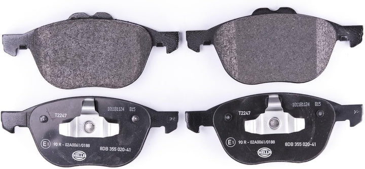 HELLA PAGID 8DB 355 020-411 Bremsbelagsatz - T2247 - Dicke/Stärke: 18.2mm - Bremssystem: Teves - nic