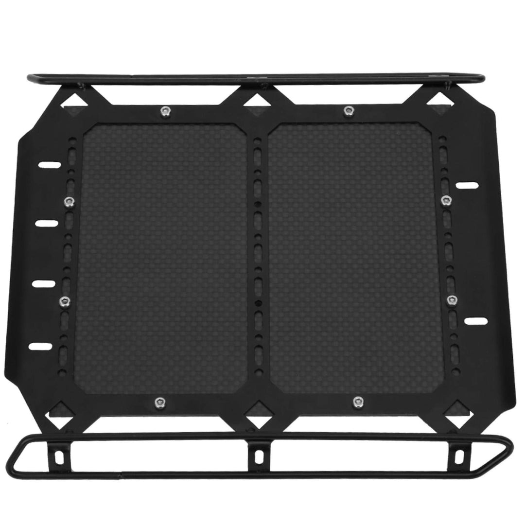 EVTSCAN RC Gepäckträger Dachträger Edelstahl Modell Fahrzeugzubehör Gepäckablage Dachträger für TRX6