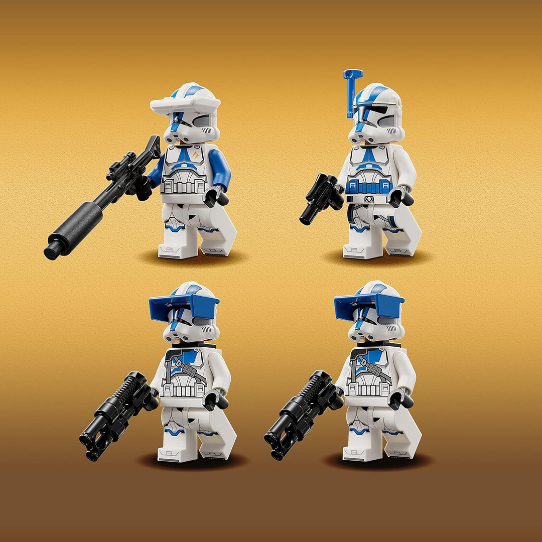 LEGO Star Wars 501st Clone Troopers Battle Pack 75345, baubares Spielzeug-Set mit AV-7 Anti-Fahrzeug
