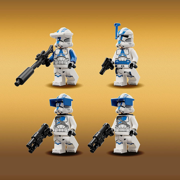 LEGO Star Wars 501st Clone Troopers Battle Pack 75345, baubares Spielzeug-Set mit AV-7 Anti-Fahrzeug