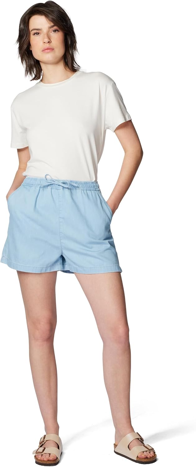 Mavi Damen Paula Shorts L Blau, L Blau