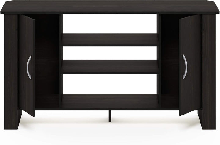 Furinno Econ TV Stand Unterhaltungszentrum, Espresso, 106.9 (Breite) x 57.9 (Höhe) x 34.3 (Tiefe) cm