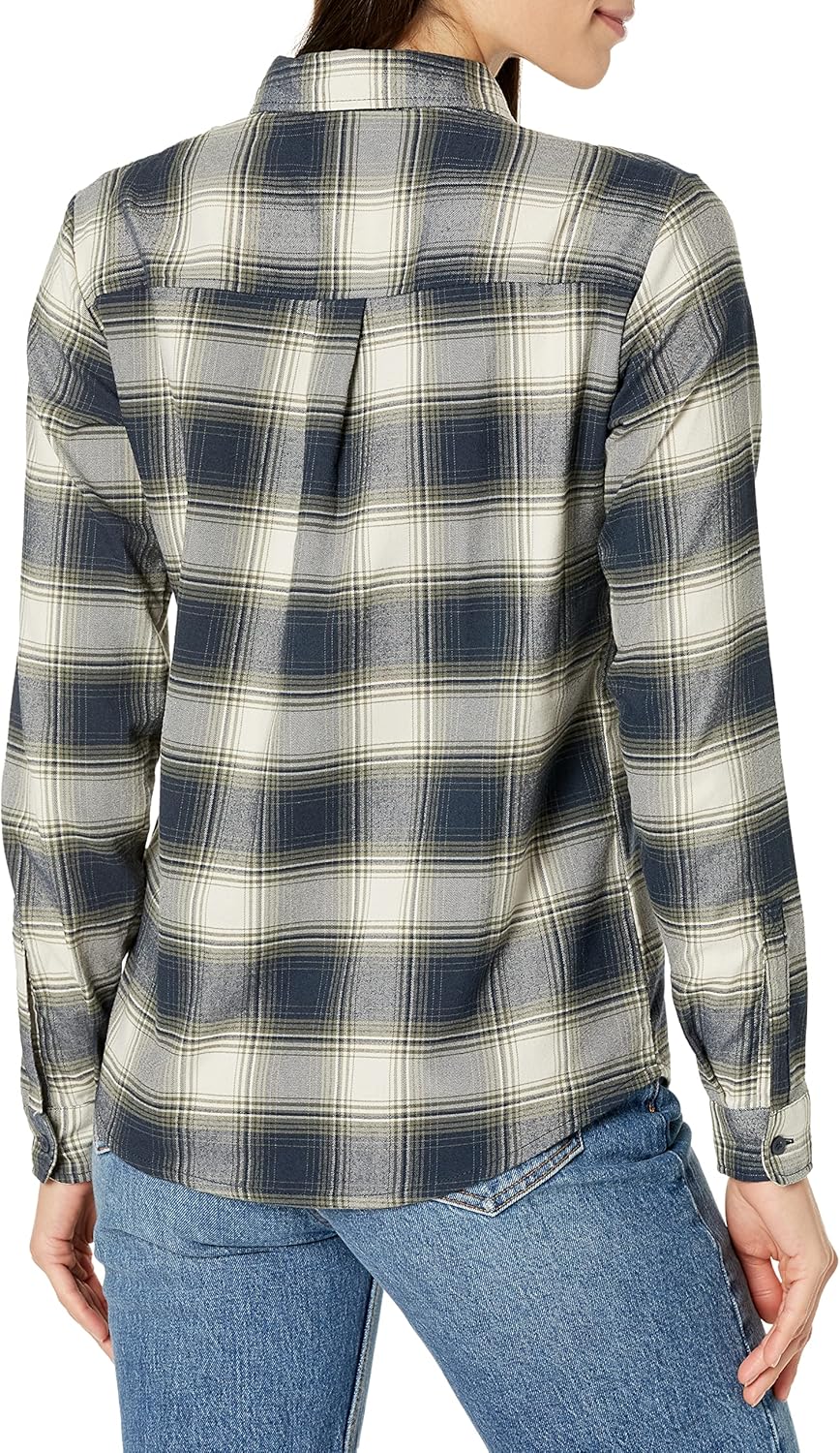 Jack Wolfskin Damen Wanderweg Hemd S Night Blue Checks, S Night Blue Checks