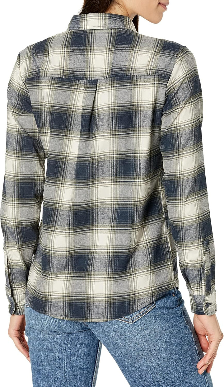 Jack Wolfskin Damen Wanderweg Hemd S Night Blue Checks, S Night Blue Checks