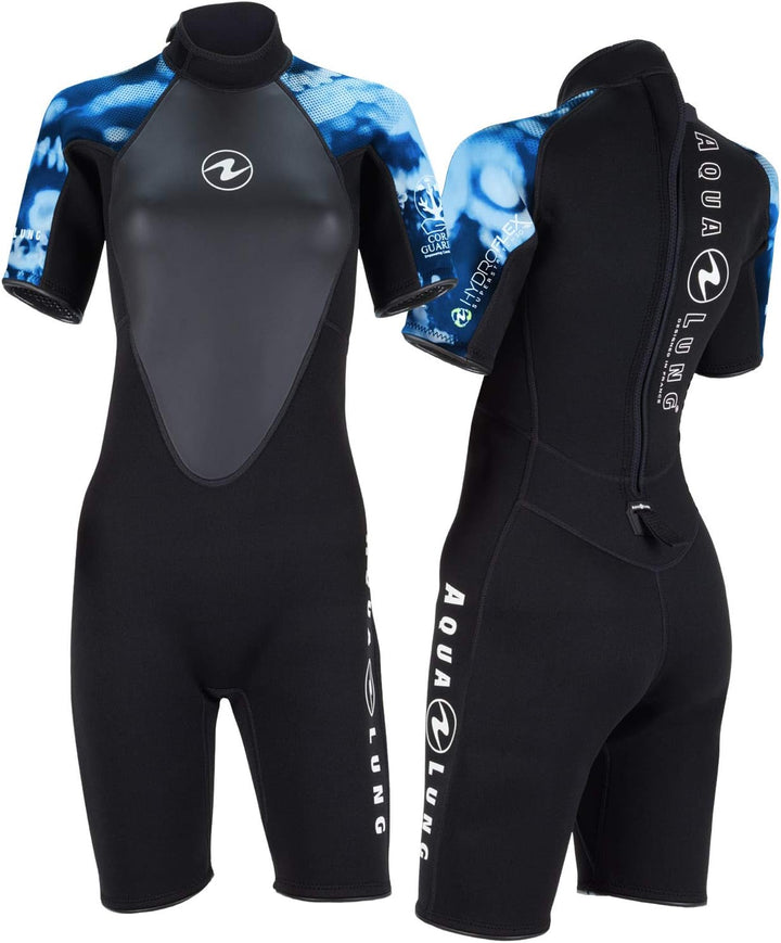 Aqua Lung Hydroflex Damen Shorty schwarz-blau, M