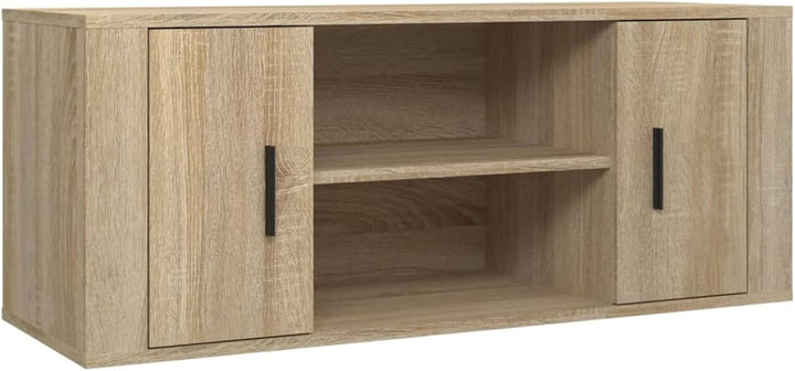 Tidyard TV Schrank mit 4 Fächer Lowboard TV Möbel Fernsehschrank Fernsehtisch TV Board Fernsehmöbel