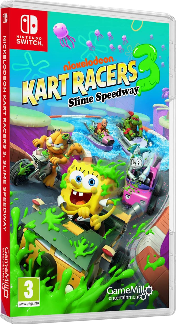Videogioco GameMill Entertainment Nickelodeon Kart Racers 3 Slime Speedway Nintendo Switch, Nintendo