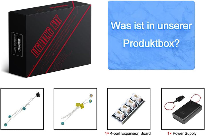 Led Licht Set Kompatibel mit LEGO Supermarkt Spielzeug-Shop, Led Beleuchtungs Set Compatible with LE