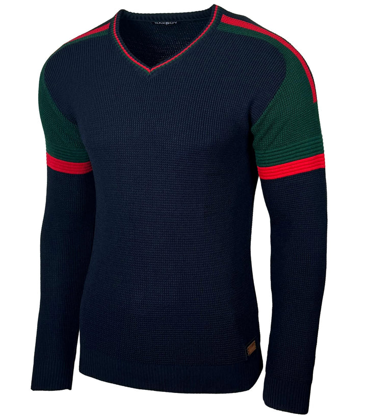 Baxboy Herren Strick-Pullover | Männer Winter-Pullover |stylischer Herren Strick-Pulli | Warmer Männ