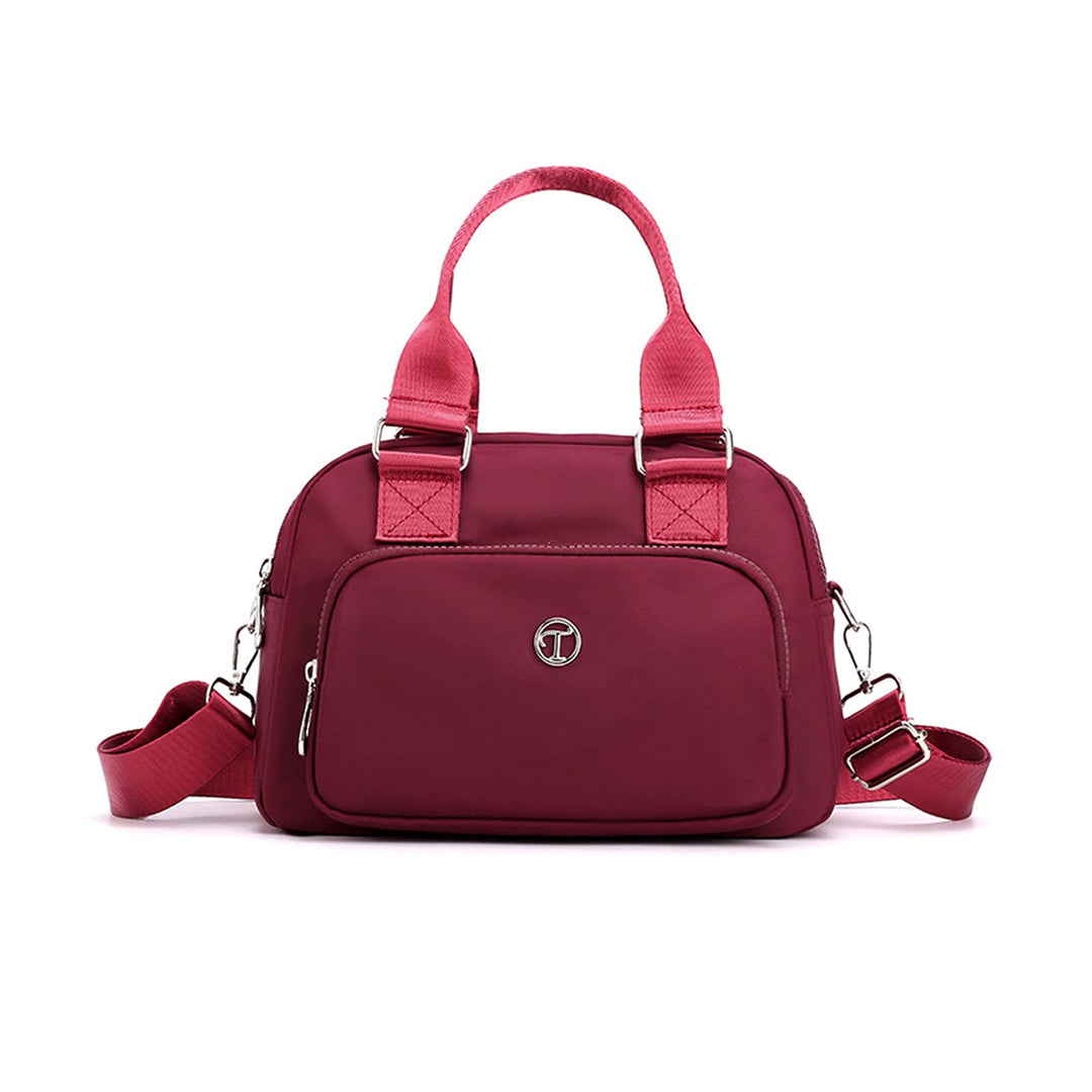 NICOLE &amp; DORIS Handtasche Messenger Bag Damen Casual Schultertasche Nylon Wasserdicht Leichte Umhäng