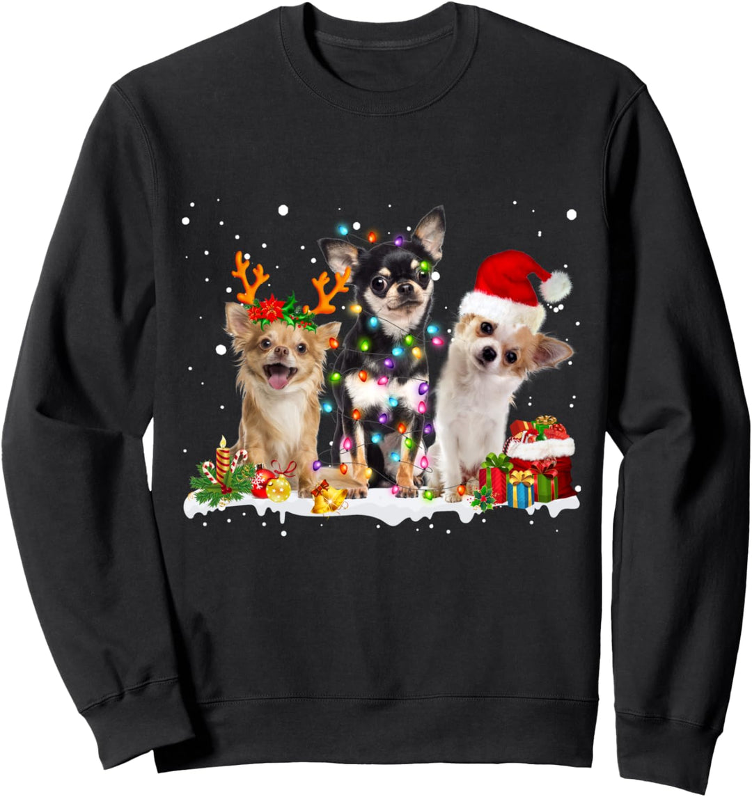 Chihuahua Cute Snow Christmas Gift Sweatshirt