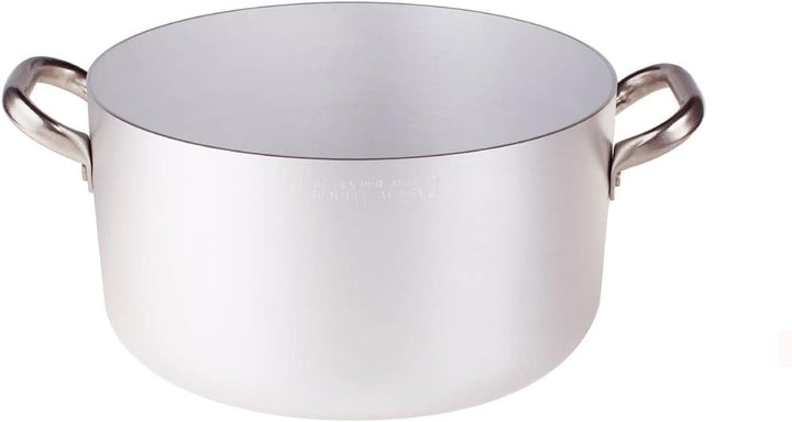 Agnelli Auflaufform aus Aluminium mit 2 Edelstahlgriffen 24 cm, 24 cm