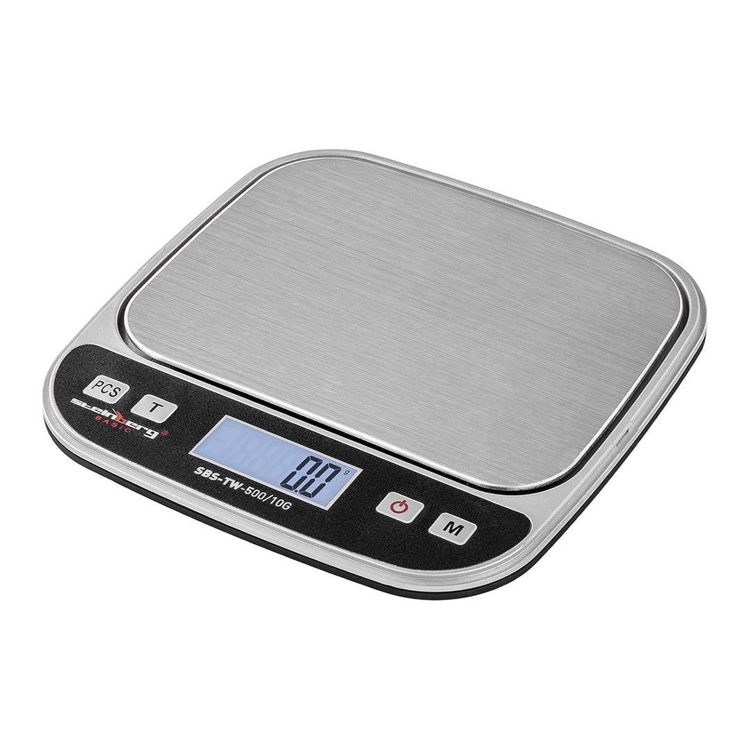 Steinberg Systems - SBS-TW-500/10G - Tischwaage Küchenwaage Präzisionswaage Briefwaage(Digital, 500