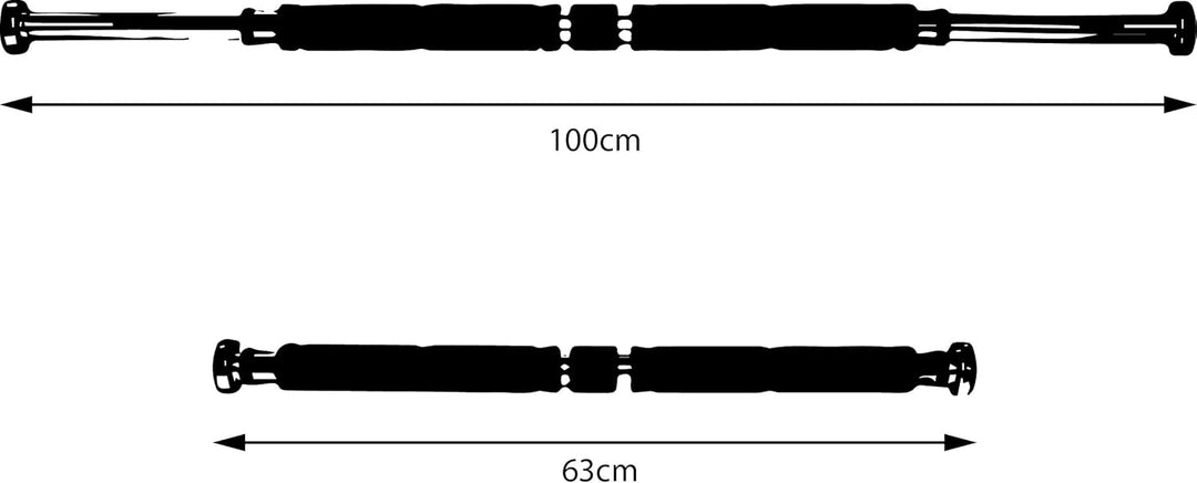 SportVida Klimmzugstange Tür für türrahmen. Pull up Bar Door Frame. Türstange für das Training zu Ha