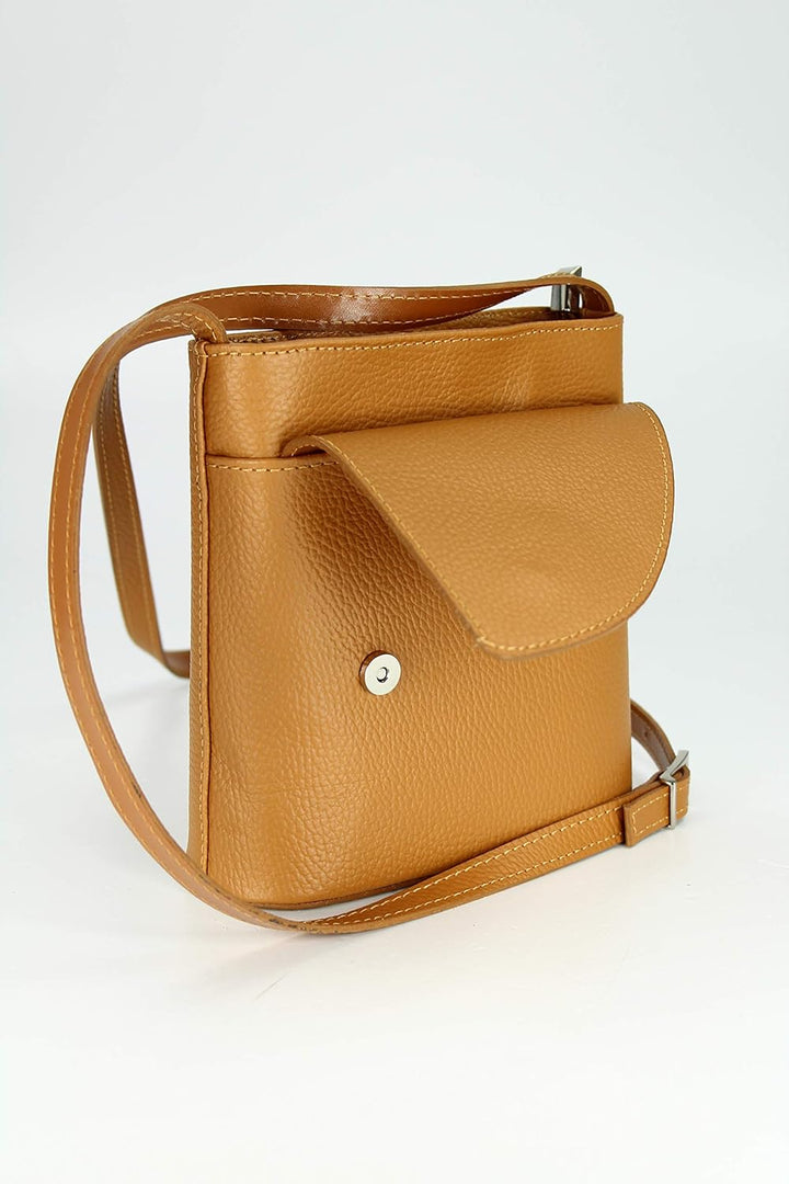 Belli italienische Ledertasche Damen Umhängetasche Handtasche Schultertasche made in italy mit zusät