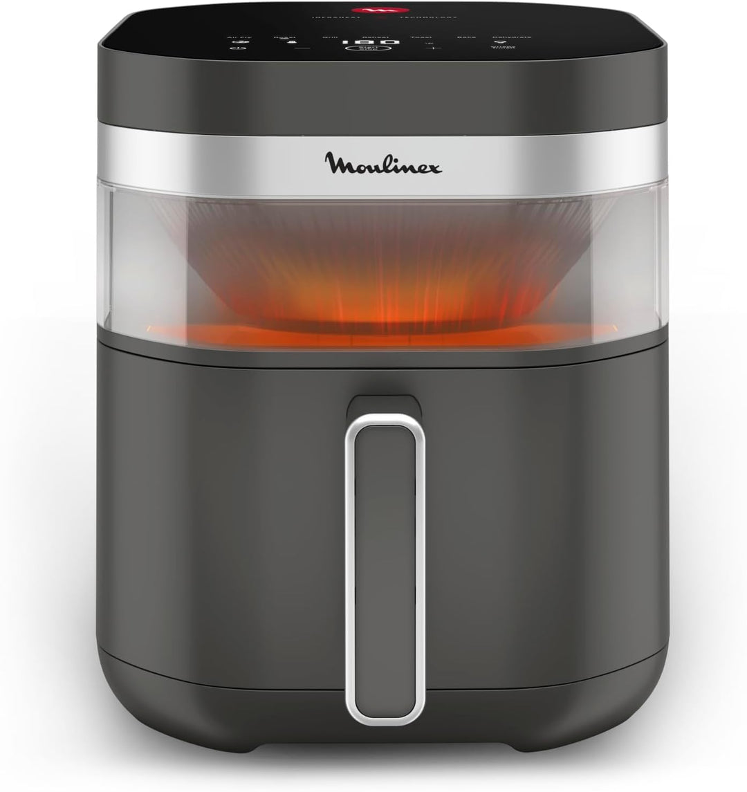 Moulinex Easy Fry Infrared 7L, Air Fryer, exklusive Infrarot-Technologie, schneller, gleichmässiger,