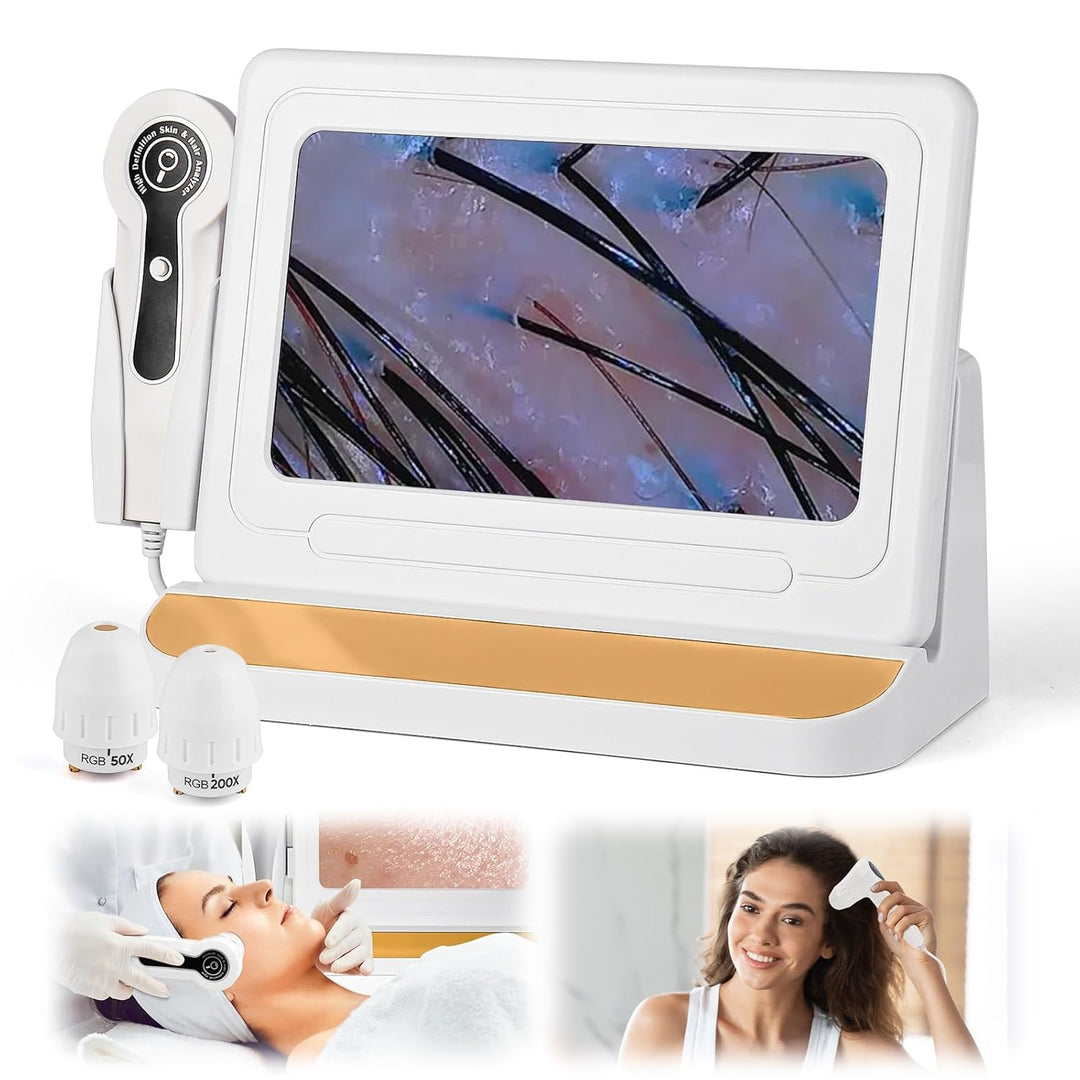 Skin Diagnosis Hair Analyzer, 11 Inch HD Screen Scalp Analysis Machine, Digital Hair Follicle Scalp