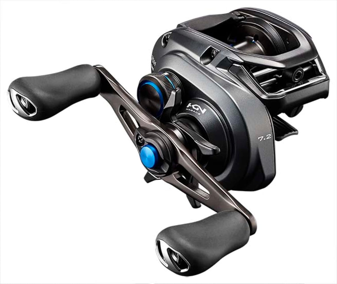 Shimano SLX MGL 70 Baitcast-Rolle mit niedrigem Profil Übersetzung: 8,2:1 | Grösse: 70 links, Ü