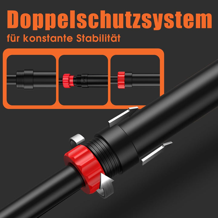 DH FitLife Klimmzugstange Türrahmen ohne Schrauben | Pull up bar Doorway zum Eindrehen | Türreck zum