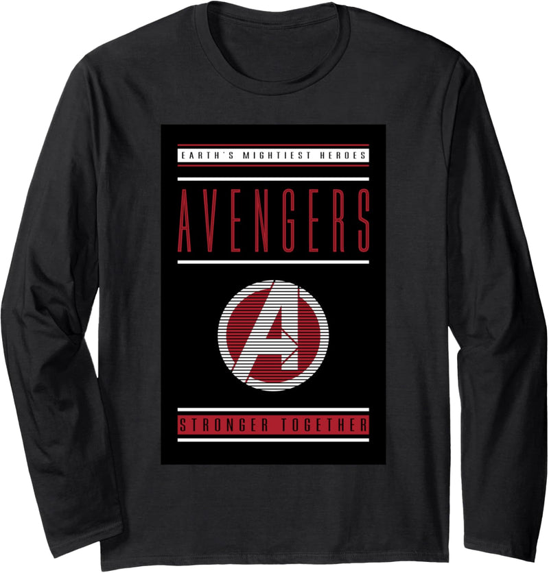 Marvel Avengers: Infinity War Stronger Together Poster Langarmshirt