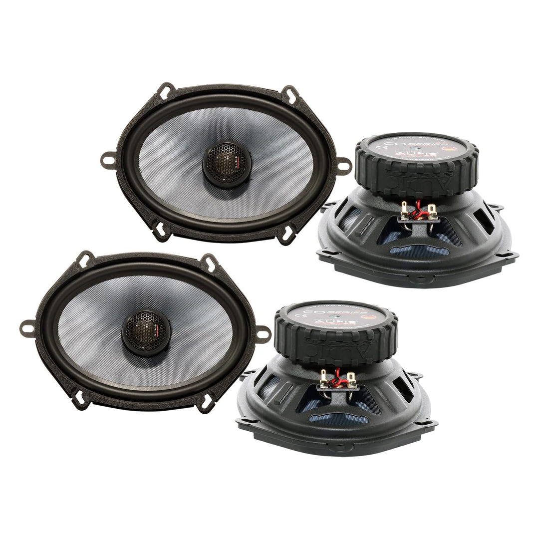 Mediadox Kenwood Front/Heck 5x7/15x20cm Auto Lautsprecher/Boxen/Speaker Komplett-Set kompatibel für