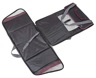 Kerbl 80594 Autositztasche Axion, 41 x 34 x 30 cm, schwarz/rot